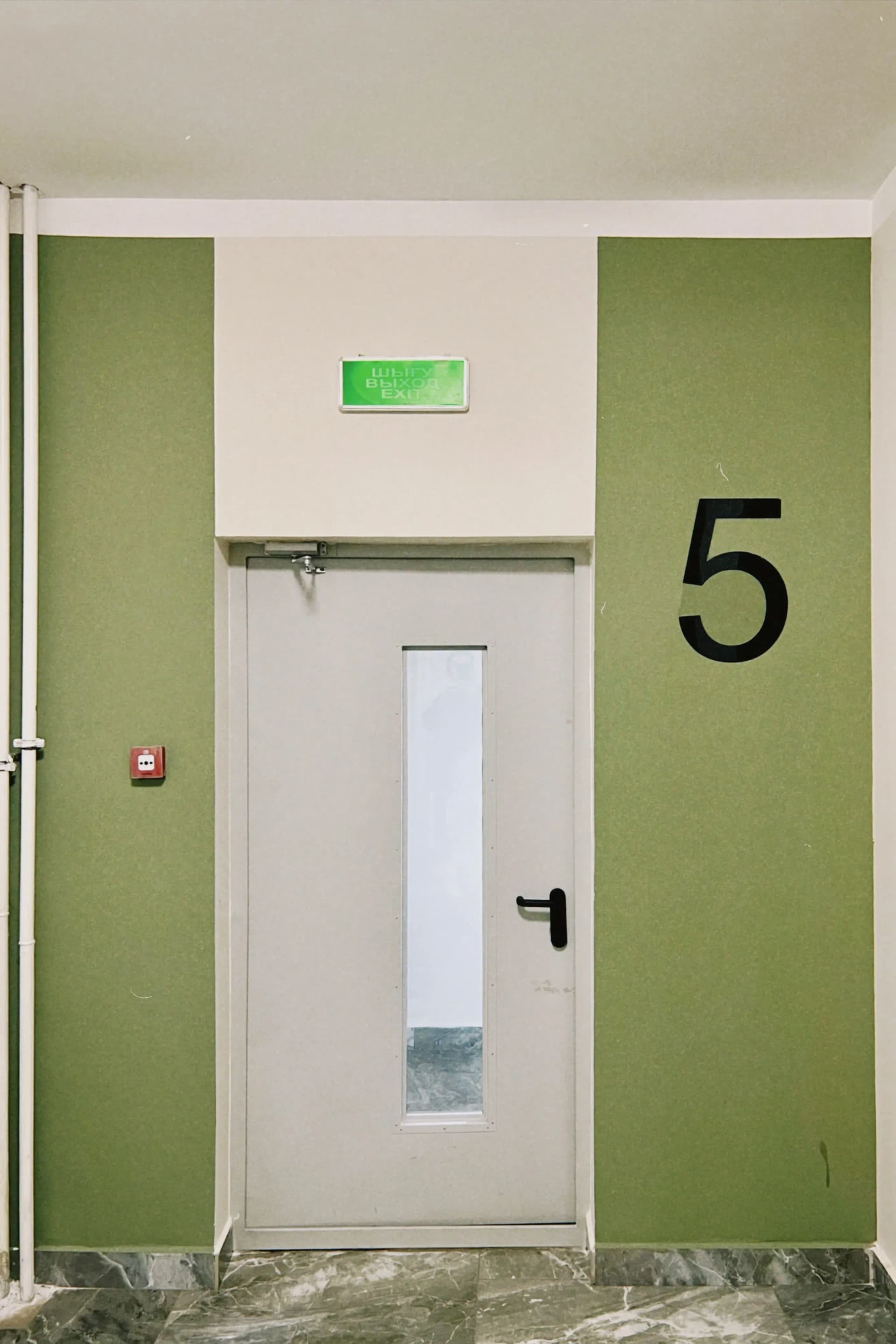 Fire door for installation and remedial works