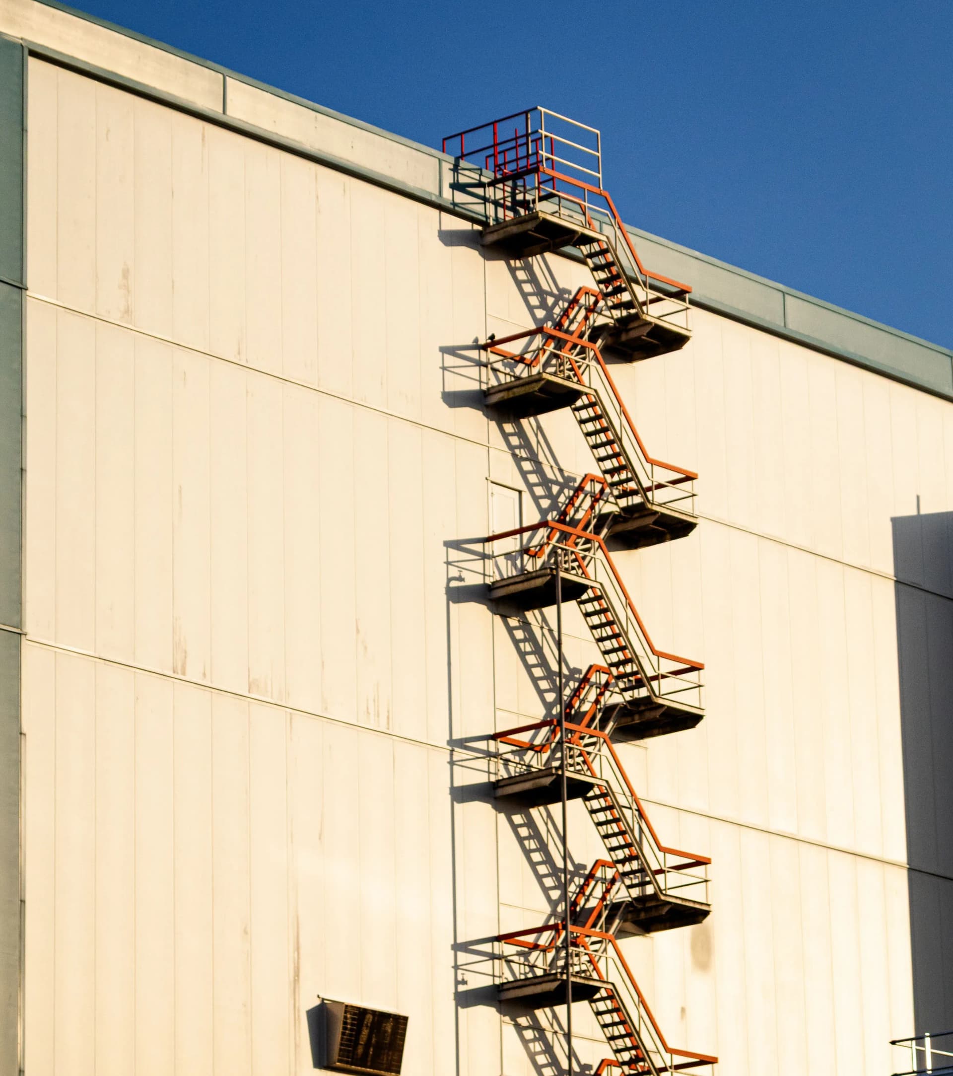 Emergency fire escape stairs installed by Securak