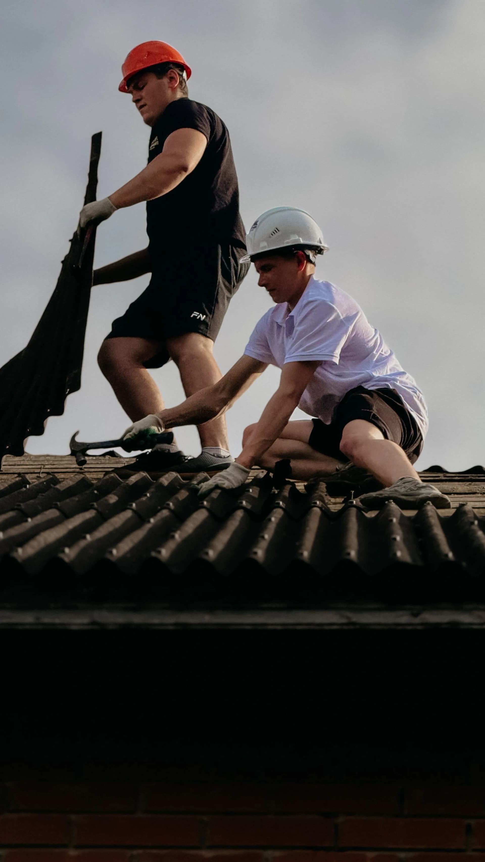 Leadwork detailing around a pitched roof junction